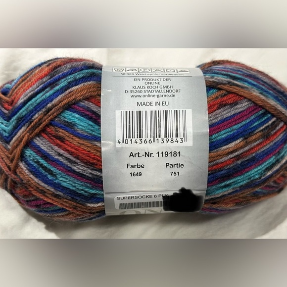 ✨NWT✨ Supersocke Yarn- 1 Skein - Picture 4 of 6